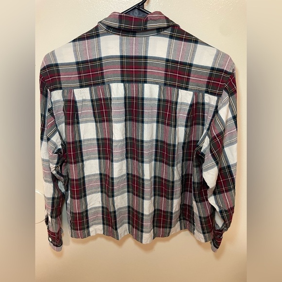 ✨ Women’s Banana Republic Crop Flannel Size S #B1 - Picture 6 of 6
